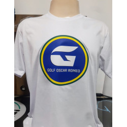 Camiseta Oficial Golf Oscar Romeo - Cor Branca