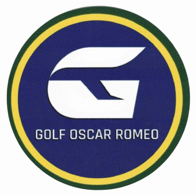 Adesivo oficial do canal Golf Oscar Romeo